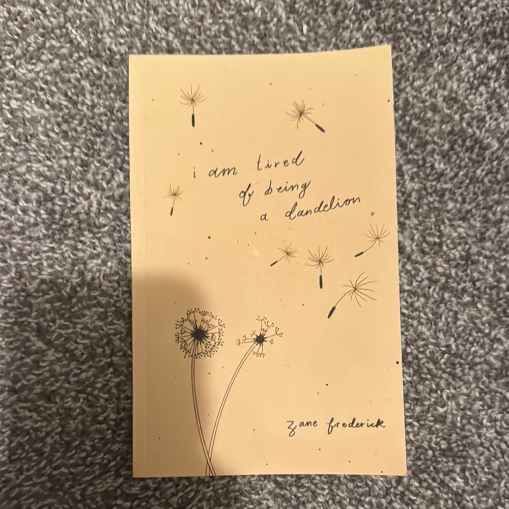 Cream Book - 'I Am Tired of Being a Dandelion'